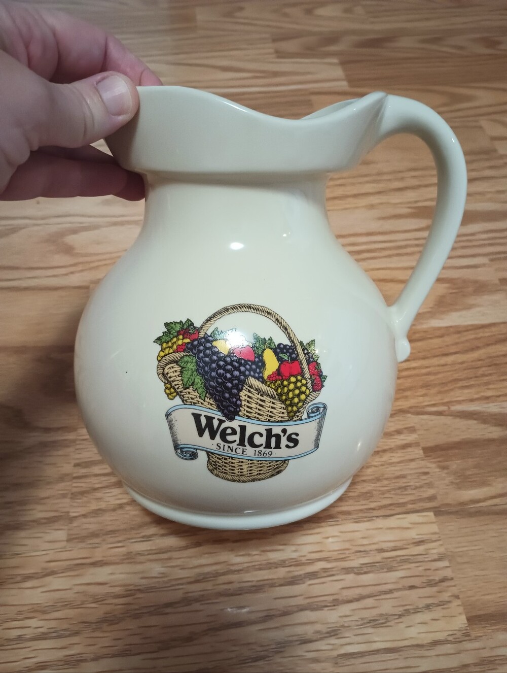 Vintage Welch's #7554 USA Pottery Pitcher